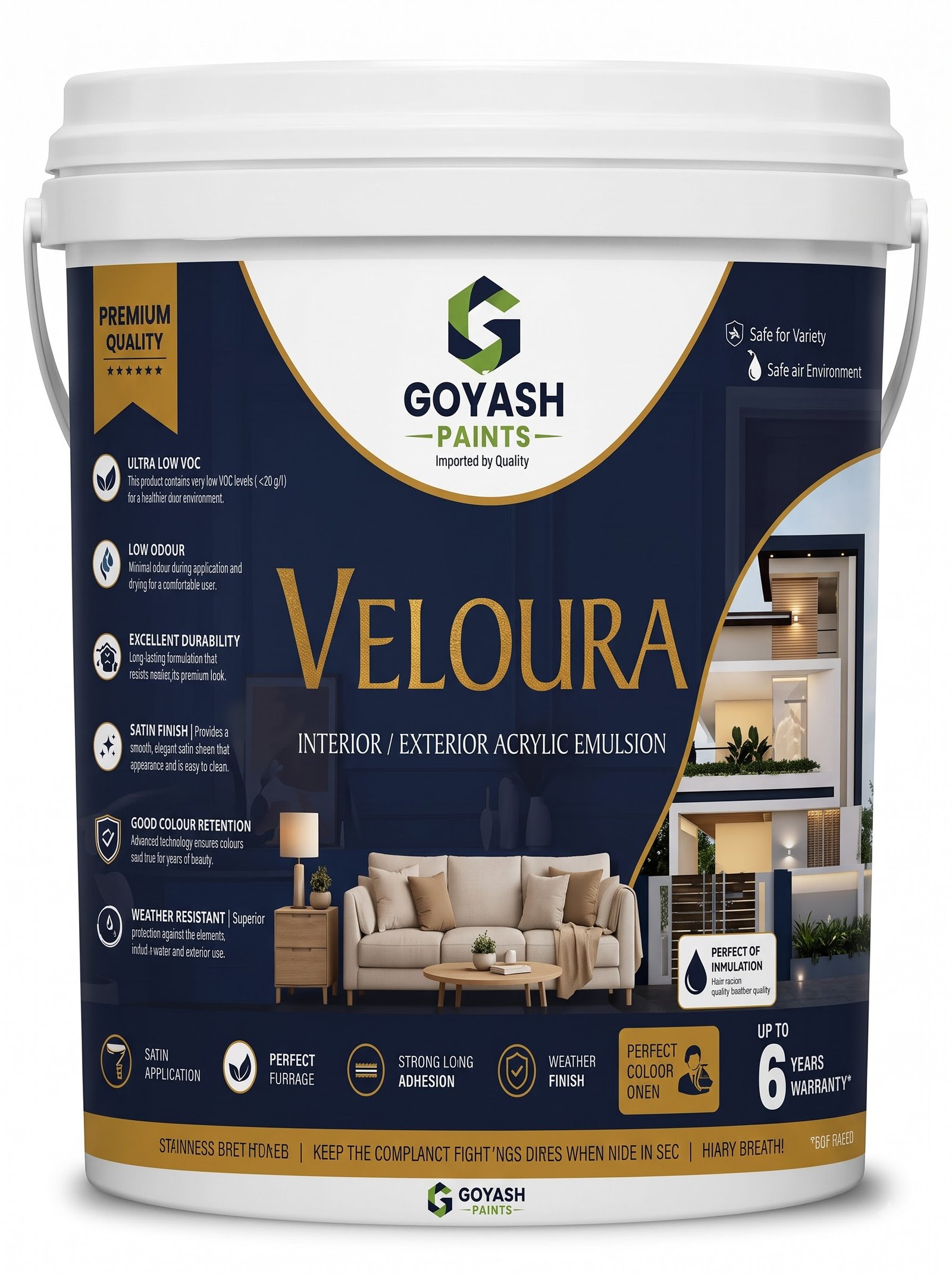 Goyash Veloura Paint Bucket